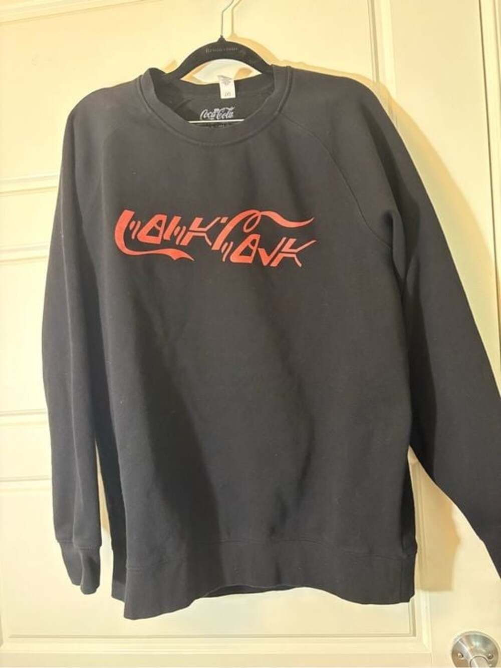Coca Cola x Star Wars Black Crewneck Sweater with Red Graphic